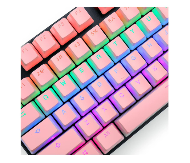 REDRAGON PBT Doubleshot keycaps (różowe) A130 Pink - 1247525 - zdjęcie 6